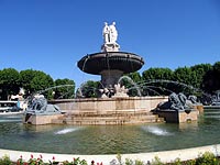 fontaine la rotonde à aix en provence