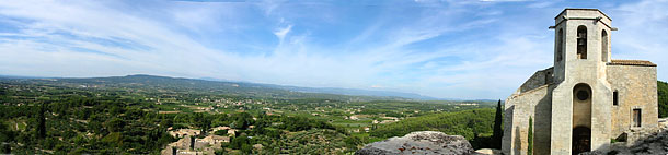 vue panoramique oppède luberon